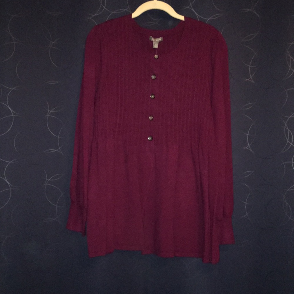 Apt 9 women’s 2X Plum Sweater